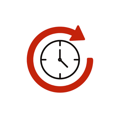 JSG Hydraulics | Fast Turnaround Time Symbol